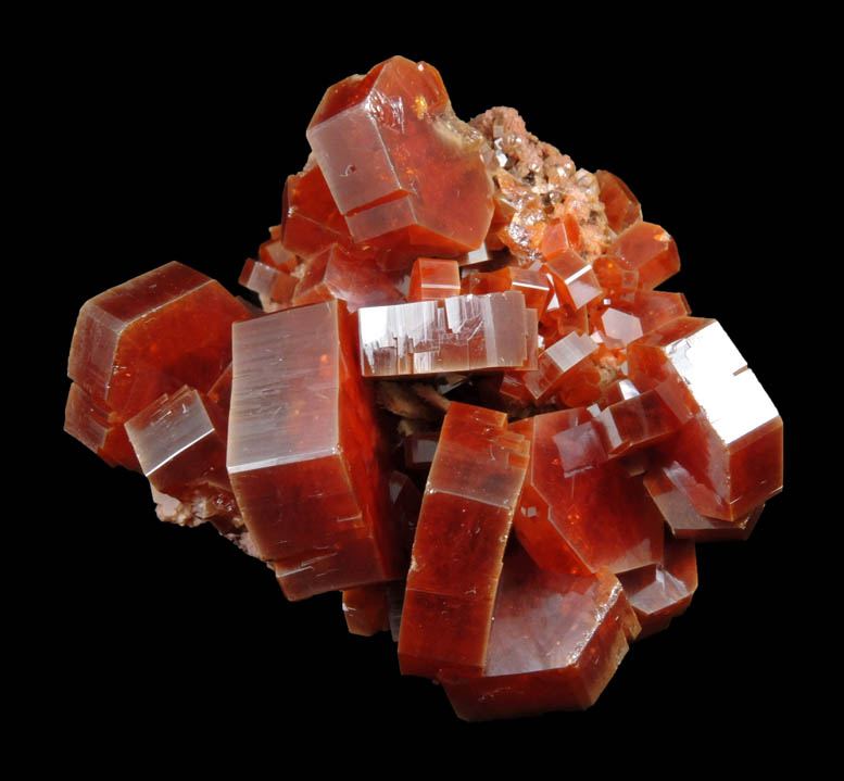 Vanadinite from Mibladen, Haute Moulouya Basin, Zeida-Aouli-Mibladen belt, Midelt Province, Morocco