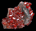 Vanadinite from Mibladen, Haute Moulouya Basin, Zeida-Aouli-Mibladen belt, Midelt Province, Morocco