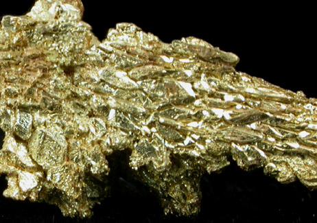 Gold from Gold Flake Vein, Breckenridge, Summit County, Colorado