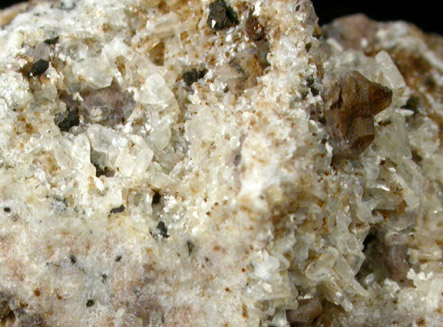 Nosean, Sanidine, Biotite from Niedermendig, Laacher See, Eifel Mountains, Rheinland-Pfalz, Germany (Type Locality for Nosean)