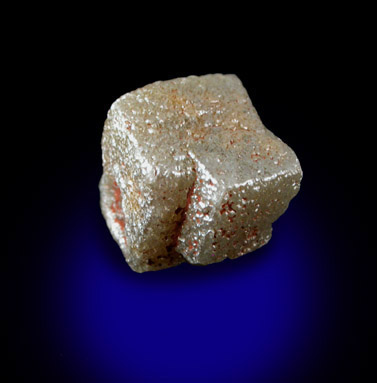 Diamond (3.89 carat intergrown cubic crystals) from Mbuji-Mayi (Miba), Democratic Republic of the Congo