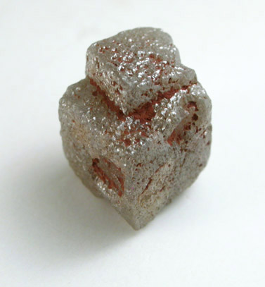 Diamond (3.89 carat intergrown cubic crystals) from Mbuji-Mayi (Miba), Democratic Republic of the Congo