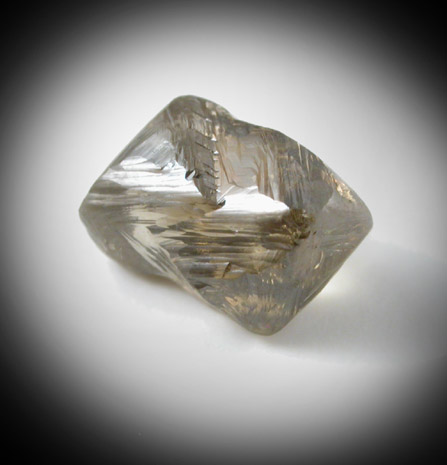 Diamond (1.45 carat intergrown crystals) from Guateng Province (formerly Transvaal), South Africa