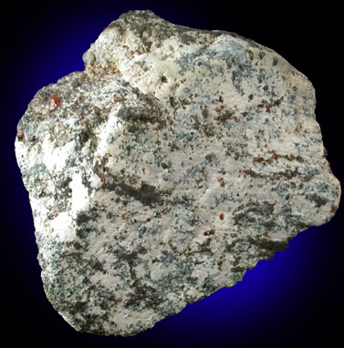 Silver with Spessartine Garnet in Kaolin from Broken Hill, New South Wales, Australia
