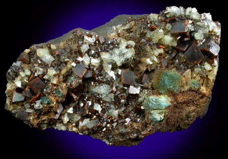 Gormanite, Brazilianite, Siderite from Rapid Creek, 70 km northwest of Aklavik, Yukon, Canada (Type Locality for Gormanite)