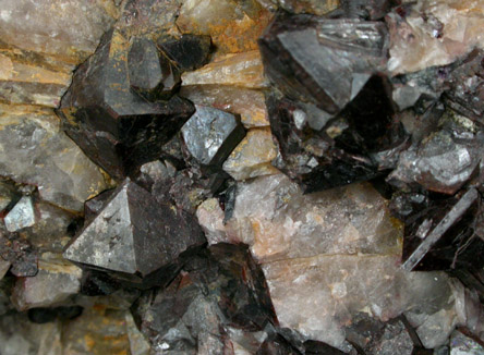 Zircon on Quartz from St. Peter's Dome, El Paso County, Colorado