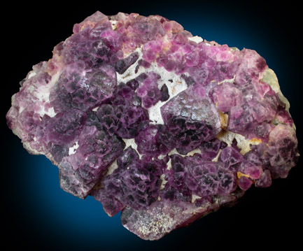 Fluorite on Quartz from Pine Canyon deposit, Burro Mountains, Grant County, New Mexico