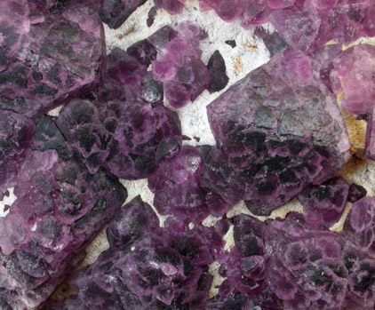Fluorite on Quartz from Pine Canyon deposit, Burro Mountains, Grant County, New Mexico