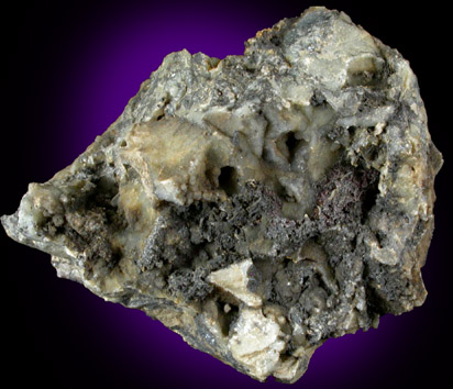 Silver (wire crystals) with Pearceite from Bansk Stiavnica (Schemnitz), Bansk Bystrica, Stiavnicke Mountains, Slovak Republic (Slovakia)