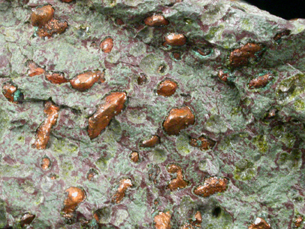 Copper var. Shot Copper from Keweenaw Peninsula Copper District, Michigan