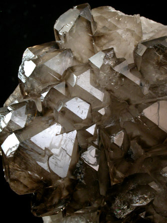 Quartz var. Smoky from Dolny-Bory, West Moravia, Czech Republic