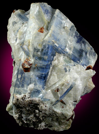 Kyanite with Staurolite from Pizzo Forno, Leventina, Canton Tessin, Switzerland