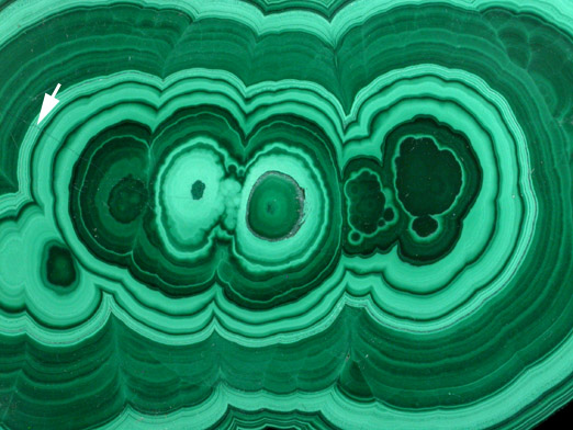 Malachite from Lubumbashi, Katanga Copperbelt, Haut-Katanga Province, Democratic Republic of the Congo