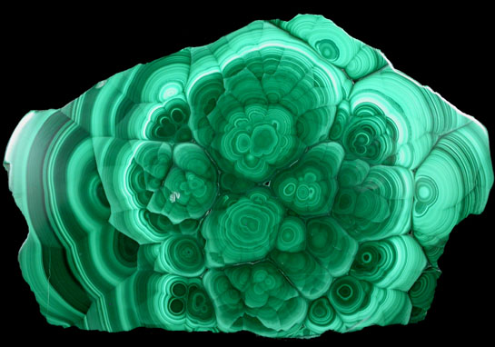 Malachite from Lubumbashi, Katanga Copperbelt, Haut-Katanga Province, Democratic Republic of the Congo