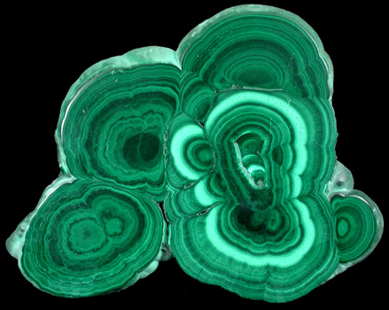 Malachite from Lubumbashi, Katanga Copperbelt, Haut-Katanga Province, Democratic Republic of the Congo