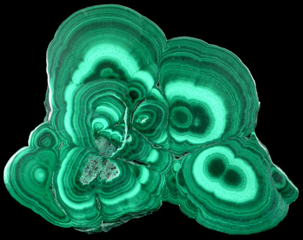 Malachite from Lubumbashi, Katanga Copperbelt, Haut-Katanga Province, Democratic Republic of the Congo