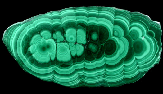 Malachite from Lubumbashi, Katanga Copperbelt, Haut-Katanga Province, Democratic Republic of the Congo