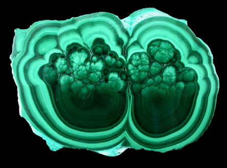 Malachite from Lubumbashi, Katanga Copperbelt, Haut-Katanga Province, Democratic Republic of the Congo