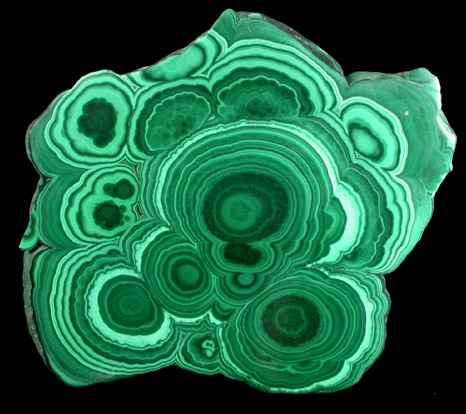 Malachite from Lubumbashi, Katanga Copperbelt, Haut-Katanga Province, Democratic Republic of the Congo