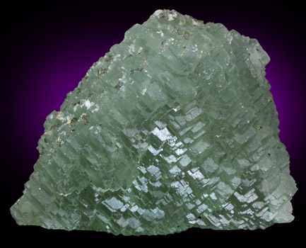 Fluorite with Pyrite from Samine Fluorite Mine, Djebel el Hammam, 44 km southwest of Meknes, Morocco