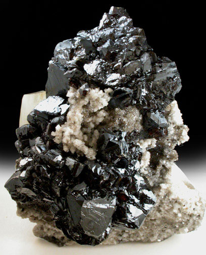 Sphalerite, Calcite, Dolomite from Elmwood Mine, Carthage, Smith County, Tennessee