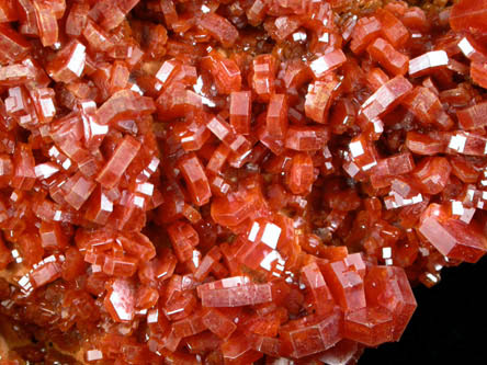 Vanadinite from Mibladen, Haute Moulouya Basin, Zeida-Aouli-Mibladen belt, Midelt Province, Morocco