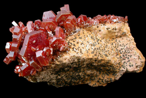 Vanadinite from Mibladen, Haute Moulouya Basin, Zeida-Aouli-Mibladen belt, Midelt Province, Morocco