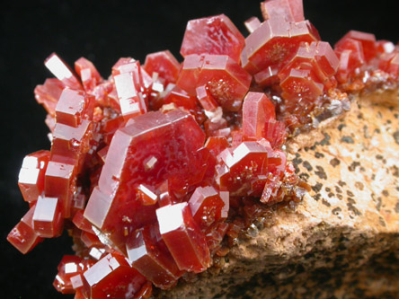 Vanadinite from Mibladen, Haute Moulouya Basin, Zeida-Aouli-Mibladen belt, Midelt Province, Morocco