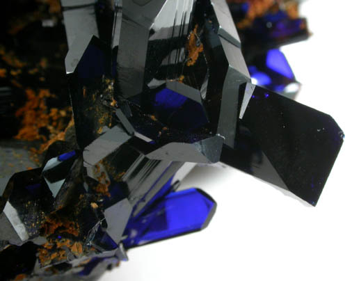 Azurite from Touissit Mine, 21 km SSE of Oujda, Jerada Province, Oriental, Morocco