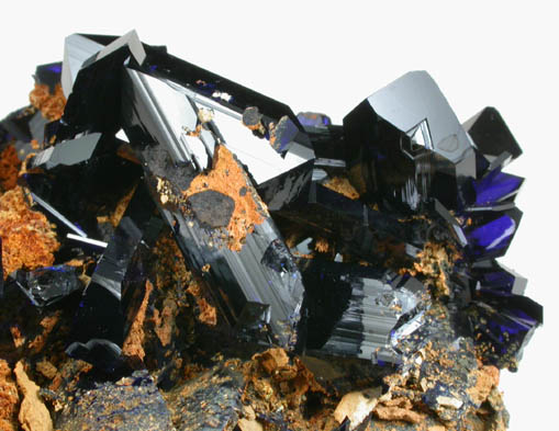 Azurite from Touissit Mine, 21 km SSE of Oujda, Jerada Province, Oriental, Morocco