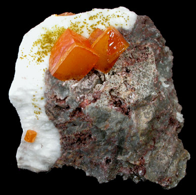 Wulfenite from Erupcion/Ahumada Mine, Sierra de Los Lamentos, Chihuahua, Mexico