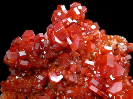 Vanadinite from Mibladen, Haute Moulouya Basin, Zeida-Aouli-Mibladen belt, Midelt Province, Morocco