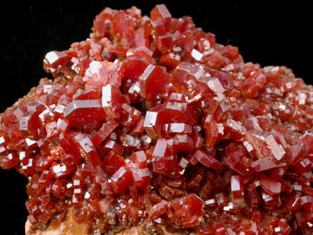 Vanadinite from Mibladen, Haute Moulouya Basin, Zeida-Aouli-Mibladen belt, Midelt Province, Morocco