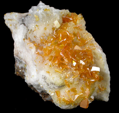 Wulfenite from San Francisco Mine, Cerro Prieto, Cucurpe, Sonora, Mexico