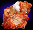 Vanadinite with Barite from Mibladen, Haute Moulouya Basin, Zeida-Aouli-Mibladen belt, Midelt Province, Morocco