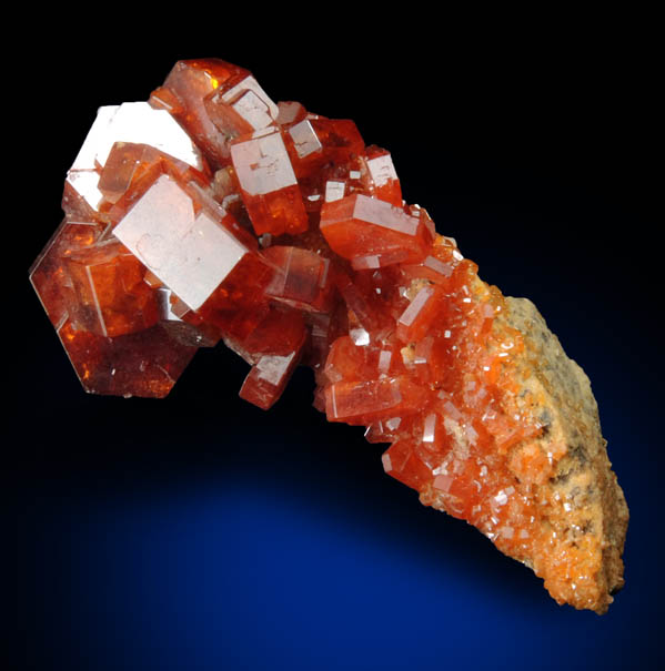 Vanadinite from Mibladen, Haute Moulouya Basin, Zeida-Aouli-Mibladen belt, Midelt Province, Morocco