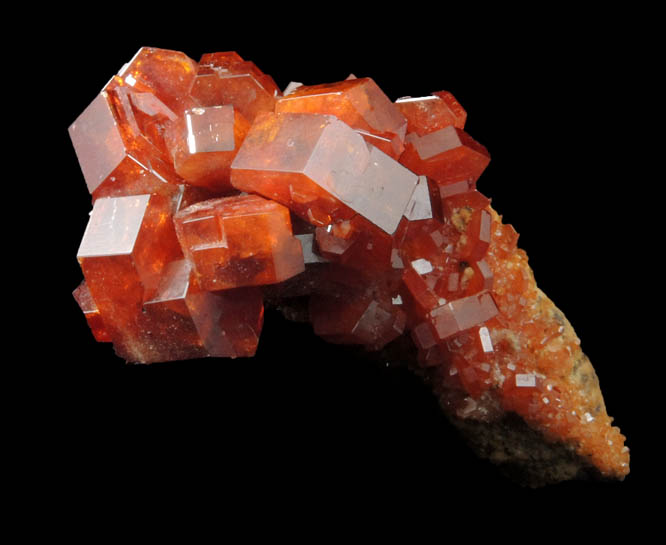 Vanadinite from Mibladen, Haute Moulouya Basin, Zeida-Aouli-Mibladen belt, Midelt Province, Morocco