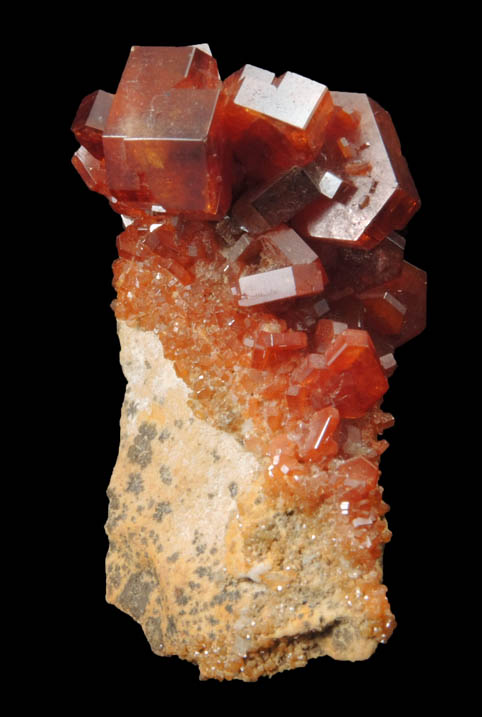 Vanadinite from Mibladen, Haute Moulouya Basin, Zeida-Aouli-Mibladen belt, Midelt Province, Morocco