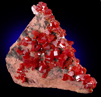 Vanadinite from Mibladen, Haute Moulouya Basin, Zeida-Aouli-Mibladen belt, Midelt Province, Morocco