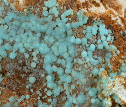 Chalcoalumite from Grandview Mine, Coconino County, Arizona