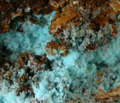 Chalcoalumite from Grandview Mine, Coconino County, Arizona