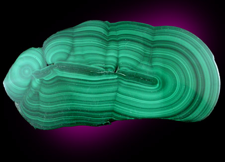 Malachite from Lubumbashi, Katanga Copperbelt, Haut-Katanga Province, Democratic Republic of the Congo