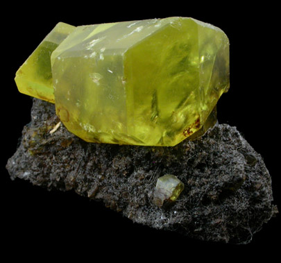 Sulfur from Miniera Racalmuto, Agrigento, Sicily, Italy