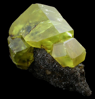 Sulfur from Miniera Racalmuto, Agrigento, Sicily, Italy