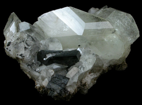Datolite and Ilvaite from Dalnegorsk, Primorskiy Kray, Russia