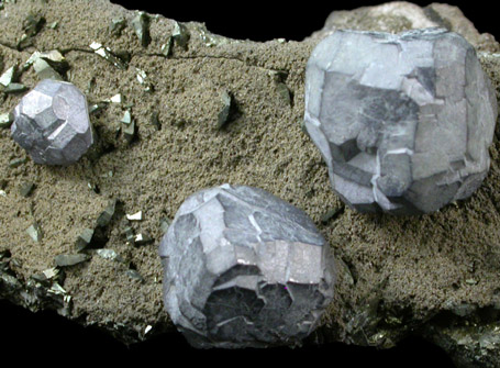 Galena (complex crystals) from Dundas, Ontario, Canada