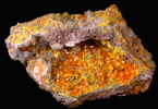 Wulfenite and Mimetite from Rowley Mine, 20 km northwest of Theba, Painted Rock Mountains, Maricopa County, Arizona