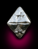 Diamond (3.89 carat octahedral crystal) from Argyle Mine, Kimberley, Western Australia, Australia