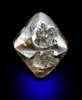 Diamond (3.21 carat octahedral crystal) from Argyle Mine, Kimberley, Western Australia, Australia