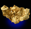 Gold (crystallized) from Sixteen-To-One Mine (16 to 1 Mine), Alleghany, 35 km NE of Grass Valley, Sierra County, California